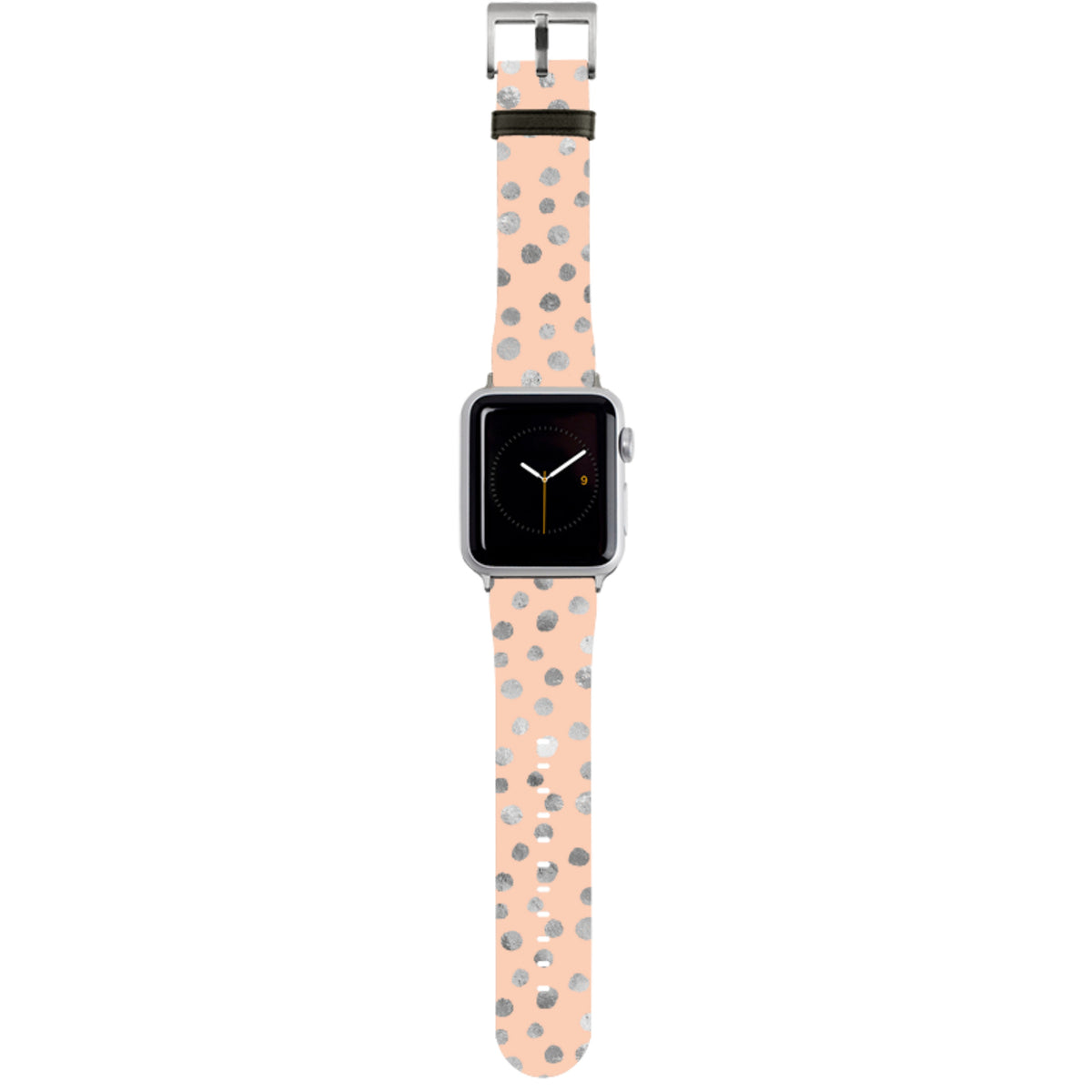 Pale and Silver Dots Apple Watch Strap