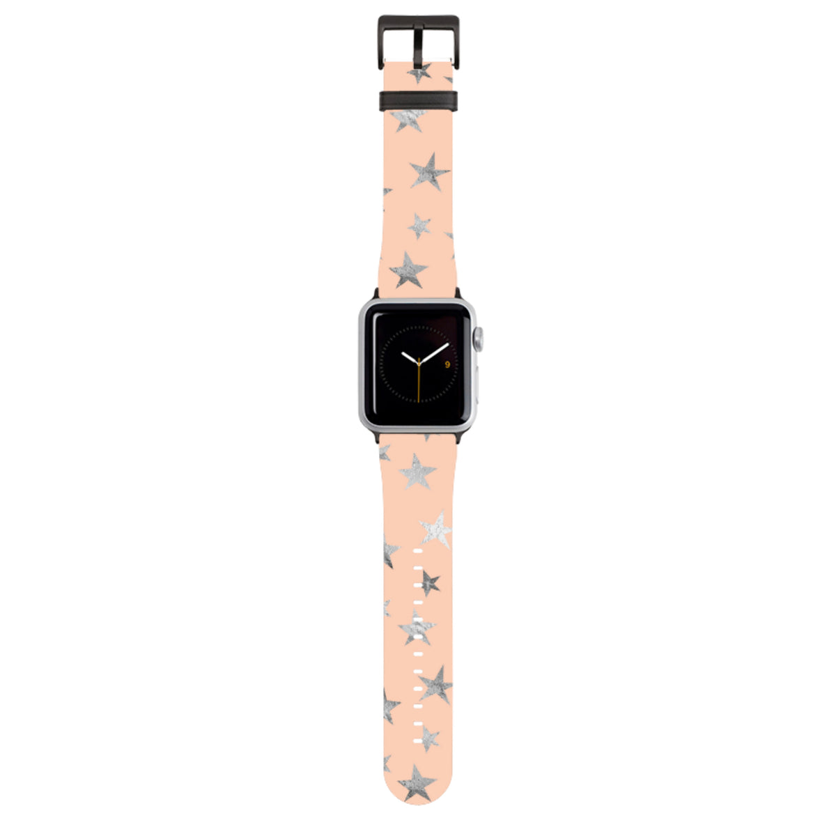 Pale and Silver Stars Apple Watch Strap