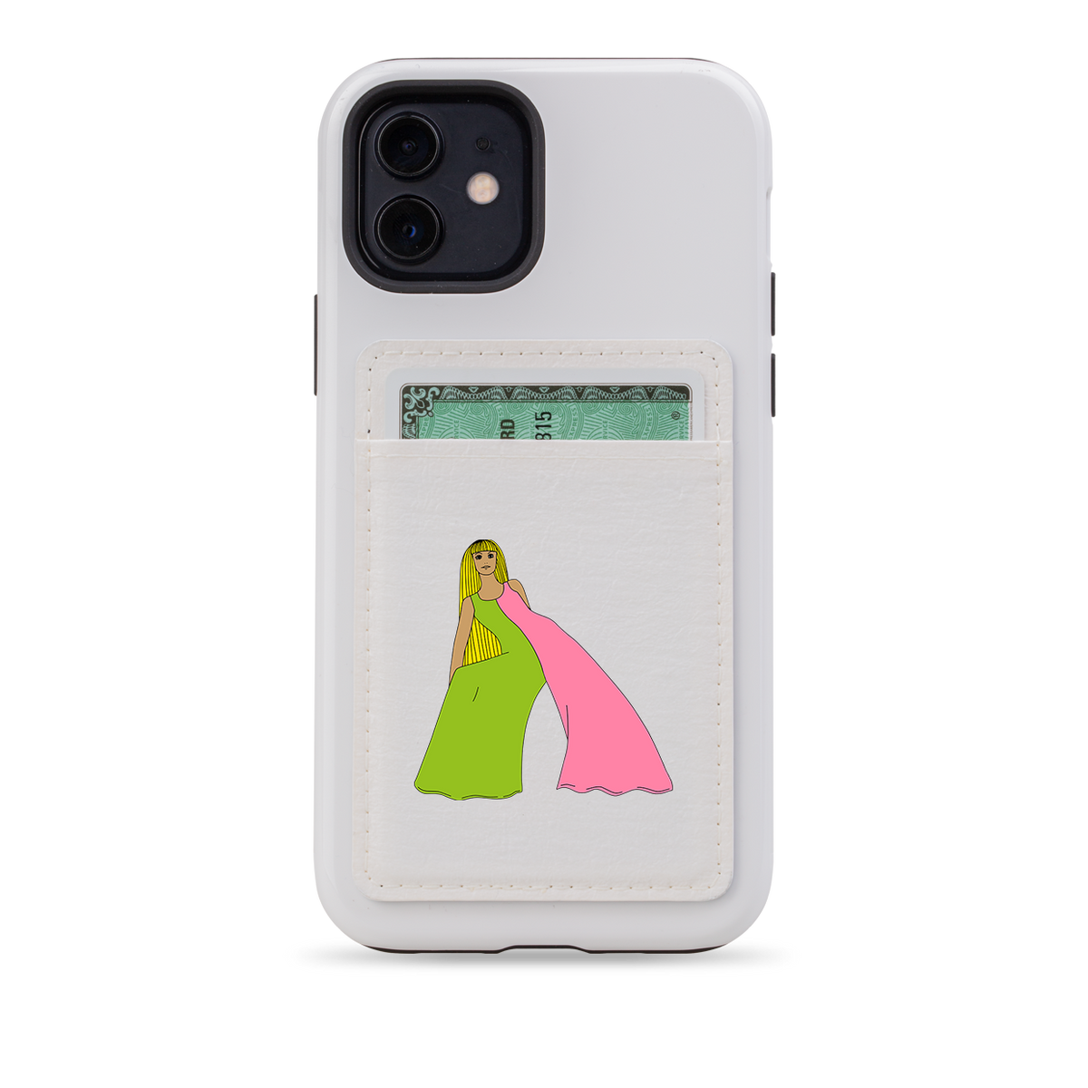 Party Time III MagSafe Wallet- White
