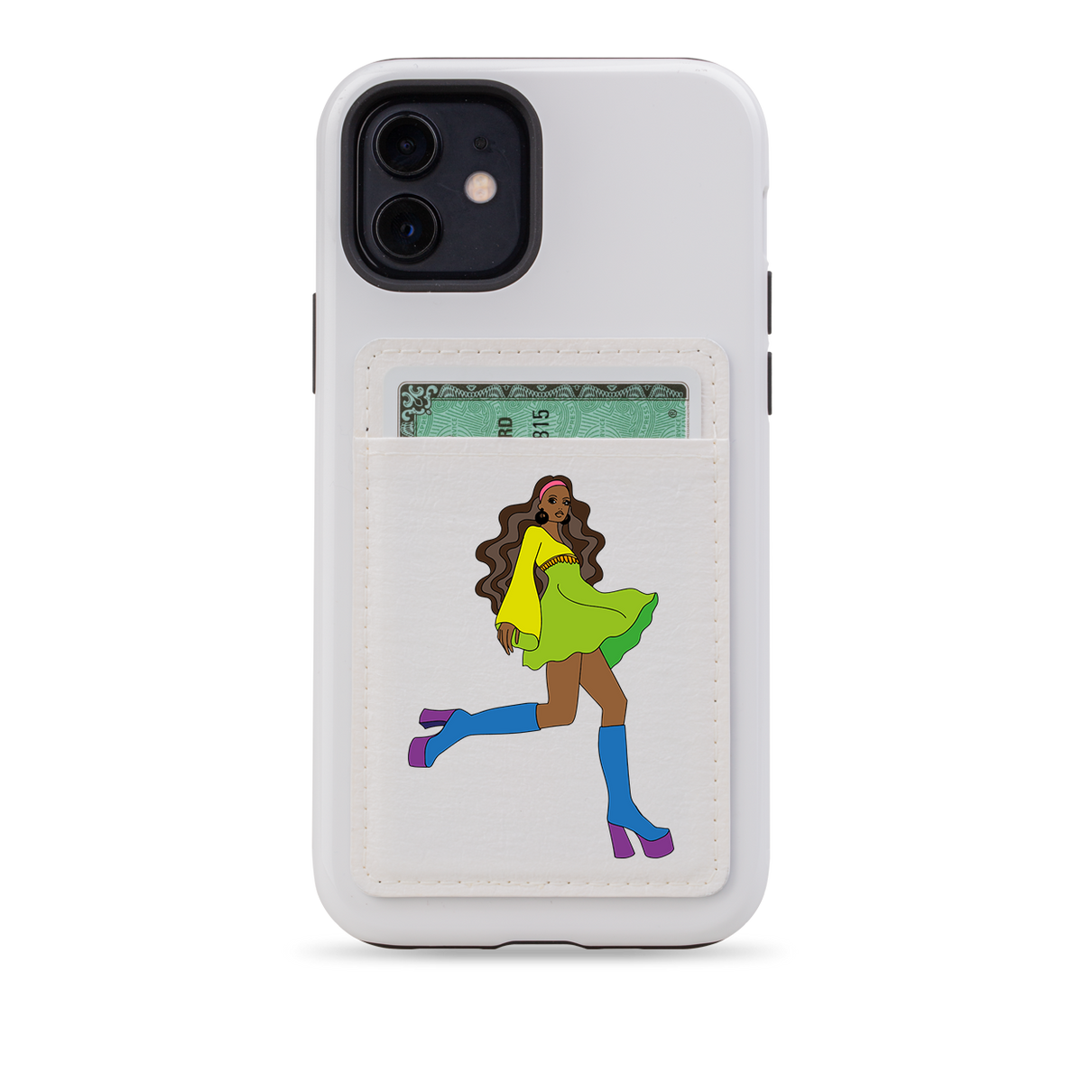 Party Time IV MagSafe Wallet- White