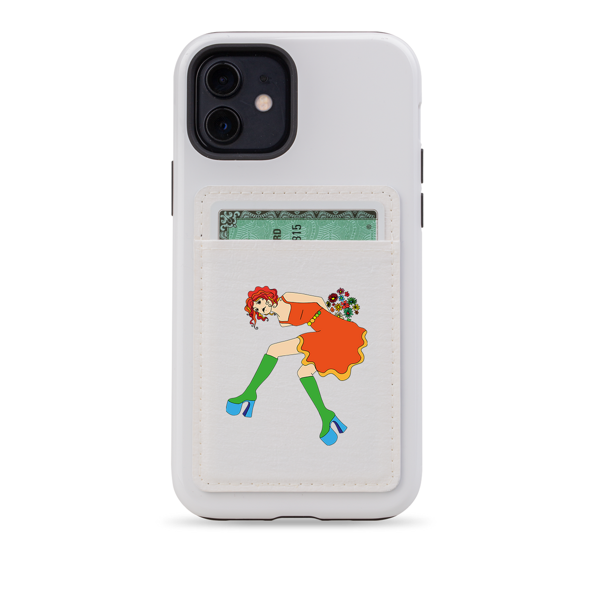 Party Time V MagSafe Wallet- White