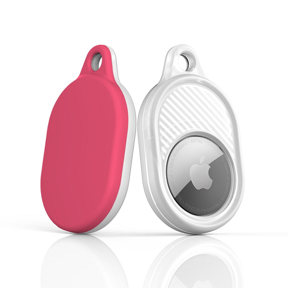 Peach Airtag Case
