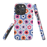 iPhone MagSafe Tough Case -  Penny Flowers Light Blue By Ali Brookes