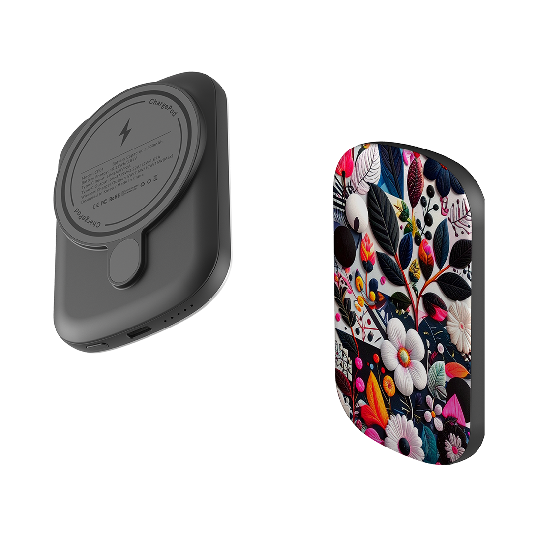 MagSafe Power Bank - Petals For Summer