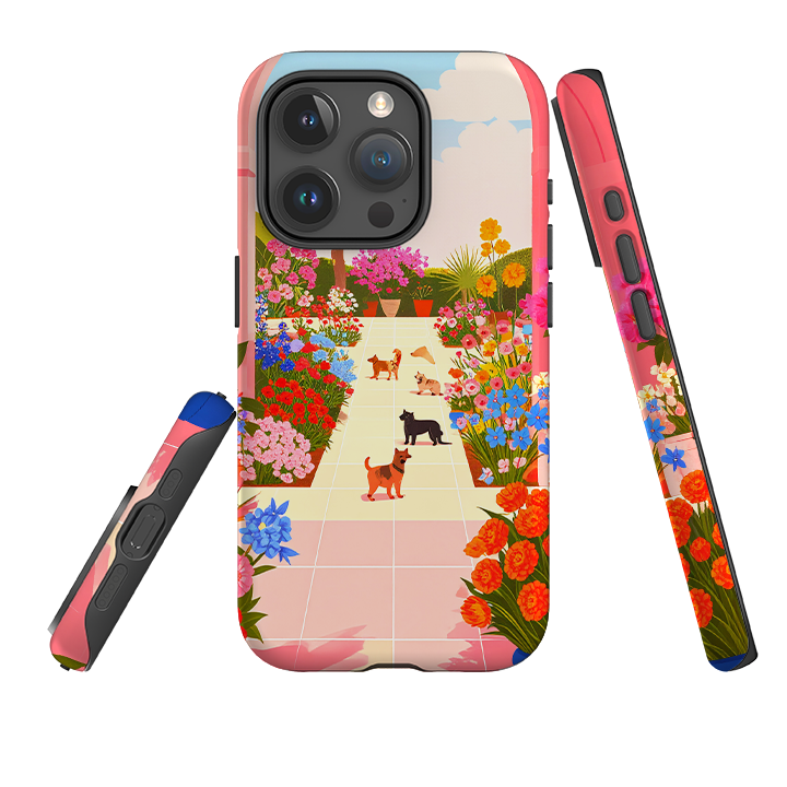 iPhone Tough Case - Pets Garden