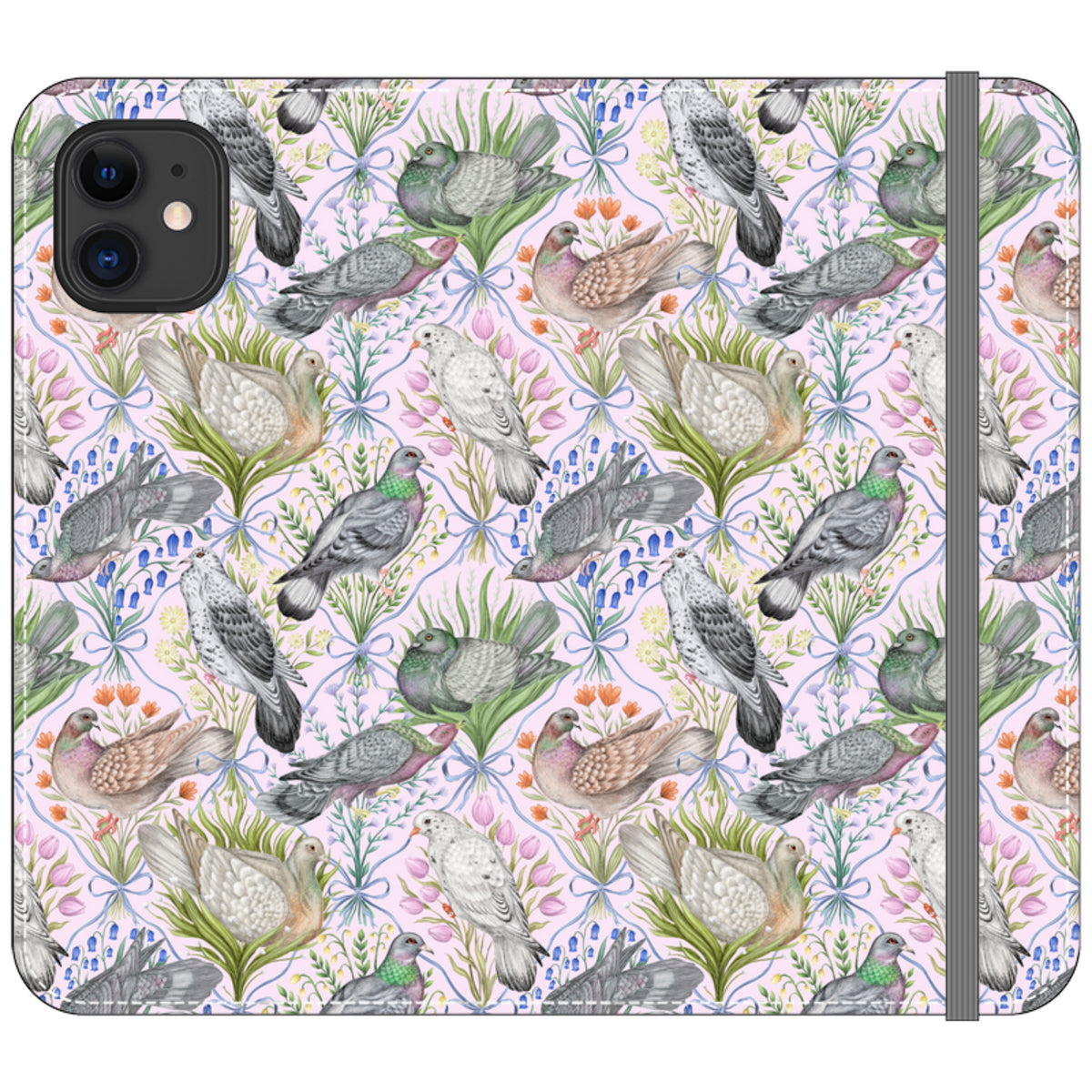 Pigeon Pals Wallet Case By Catherine Rowe