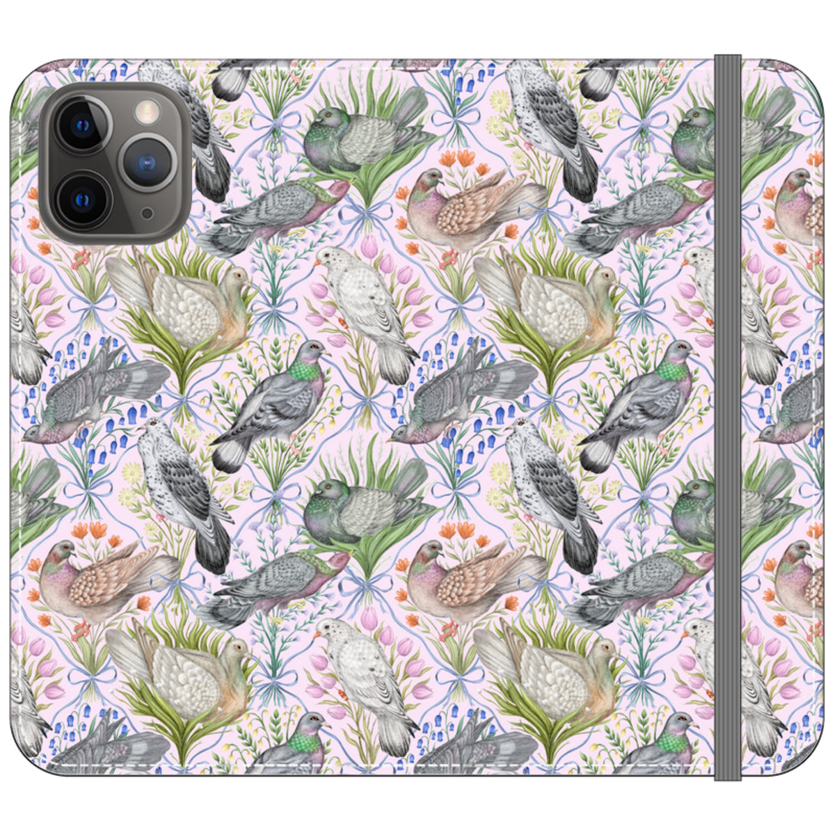Pigeon Pals Wallet Case By Catherine Rowe