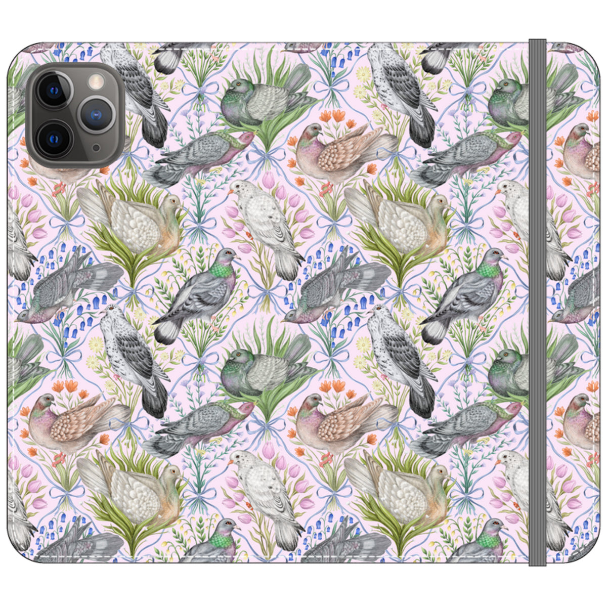 Pigeon Pals Wallet Case By Catherine Rowe