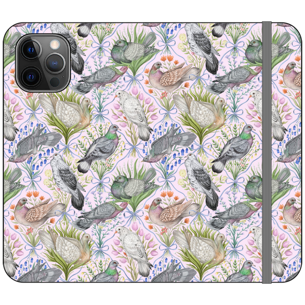 Pigeon Pals Wallet Case By Catherine Rowe