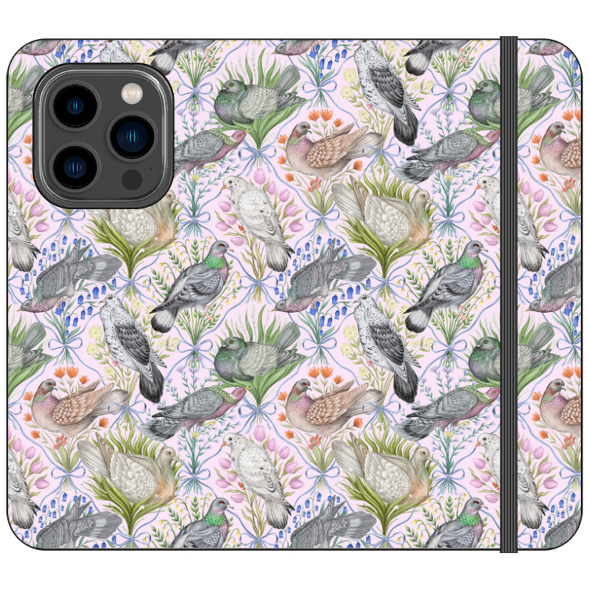 Pigeon Pals Wallet Case By Catherine Rowe