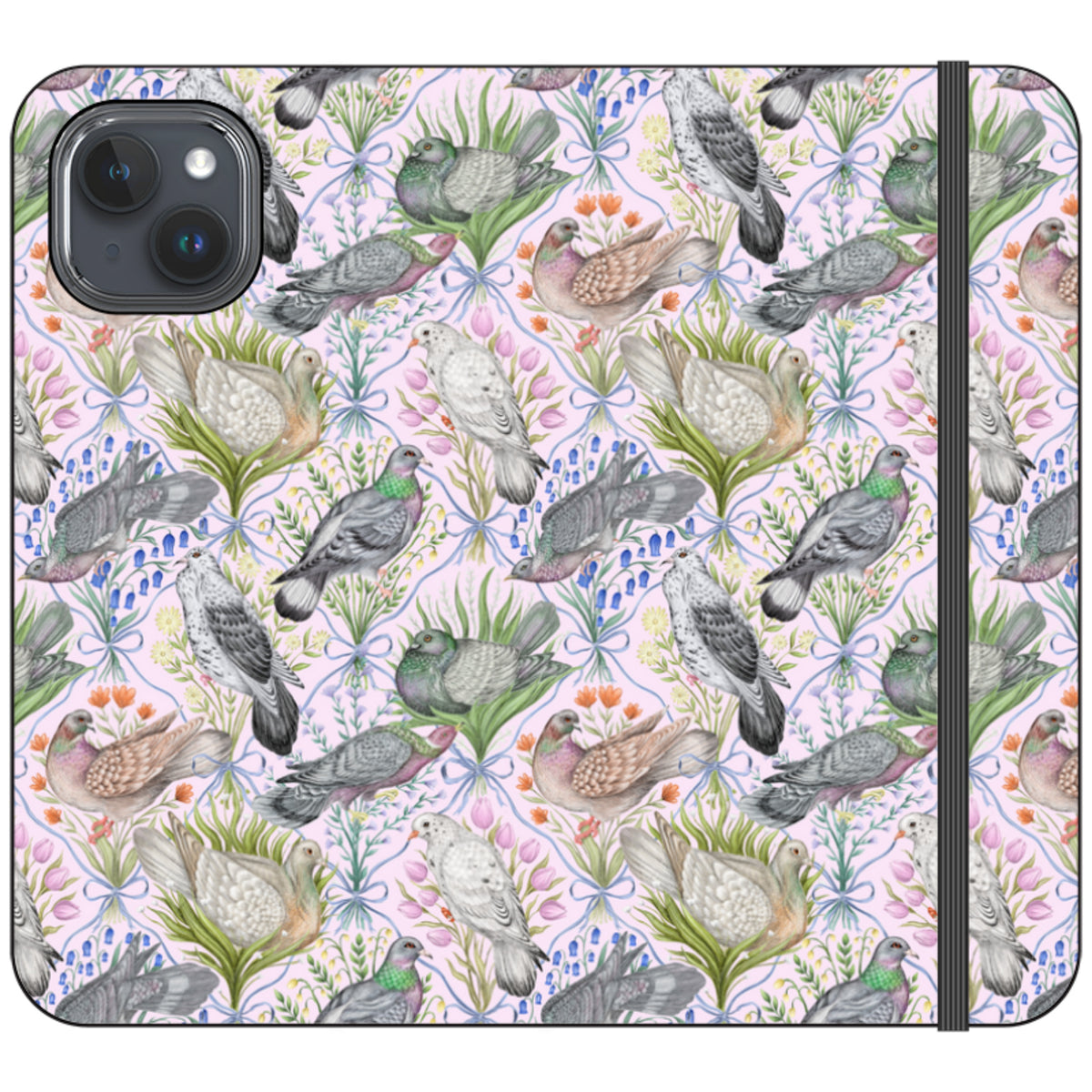 Pigeon Pals Wallet Case By Catherine Rowe