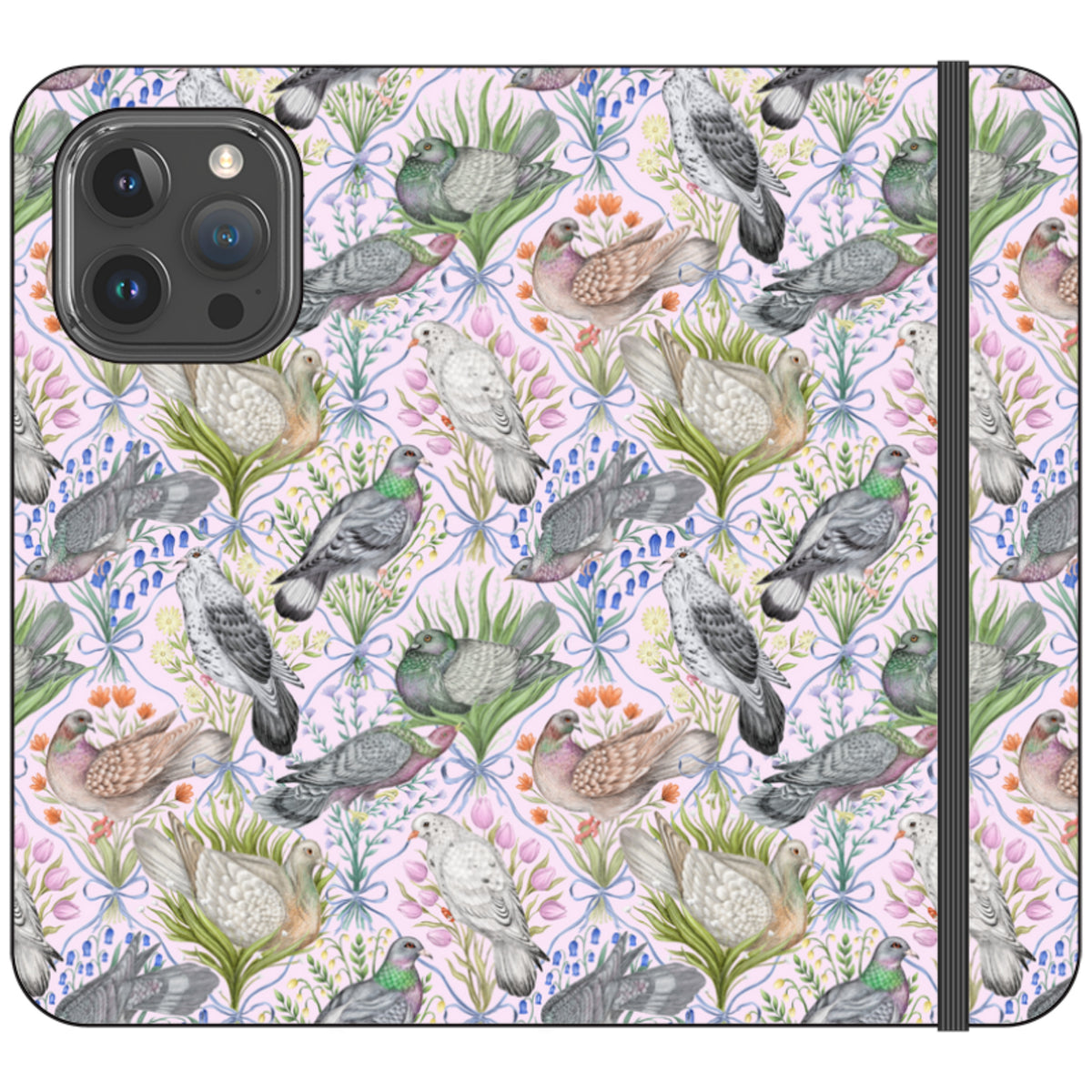 Pigeon Pals Wallet Case By Catherine Rowe