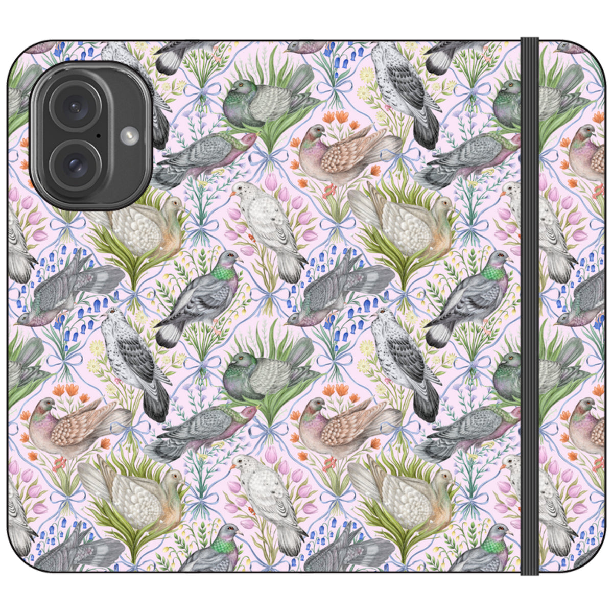 Pigeon Pals Wallet Case By Catherine Rowe
