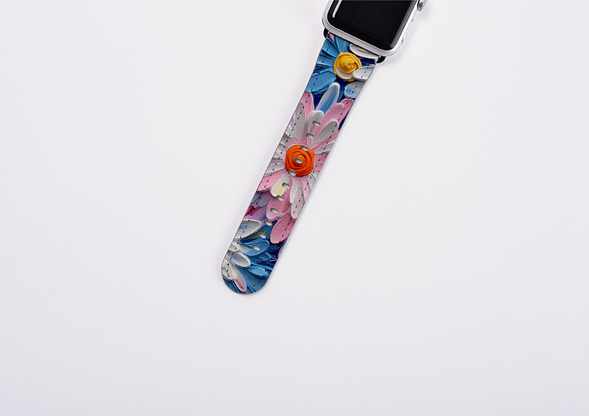 Pink Daisies Apple Watch Strap