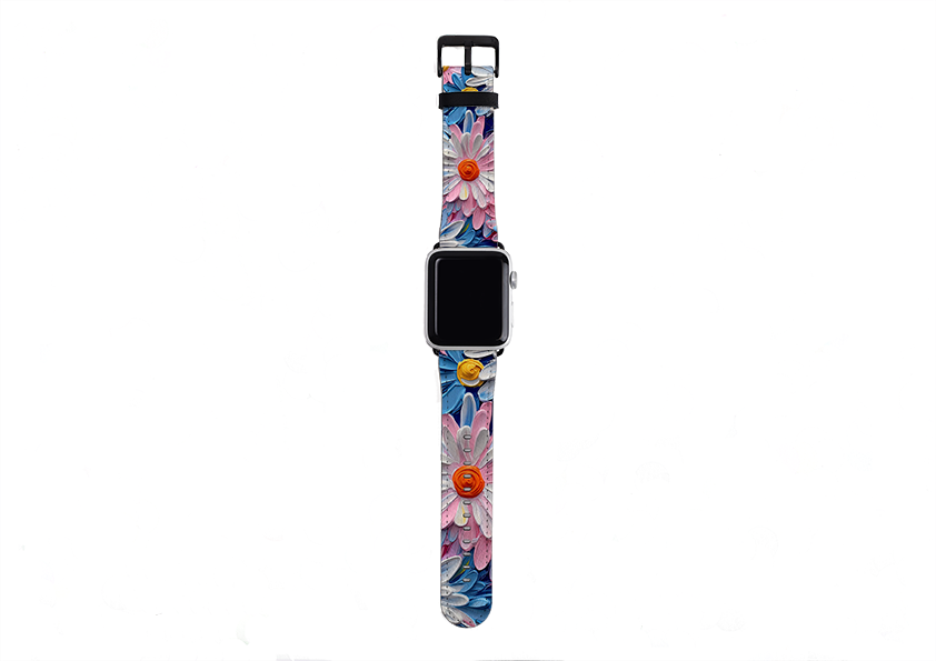 Pink Daisies Apple Watch Strap