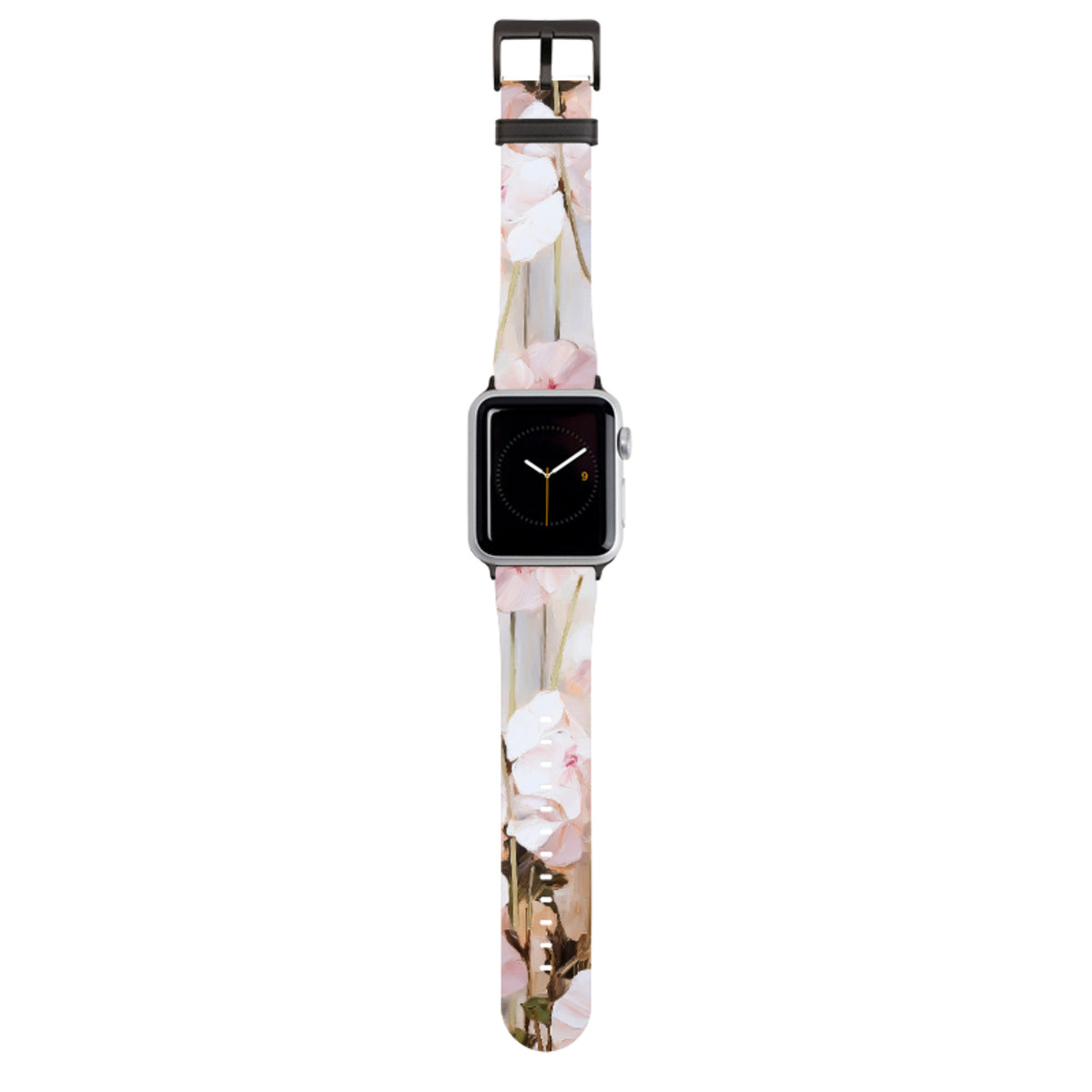 Pink Delight Floral Apple Watch Strap