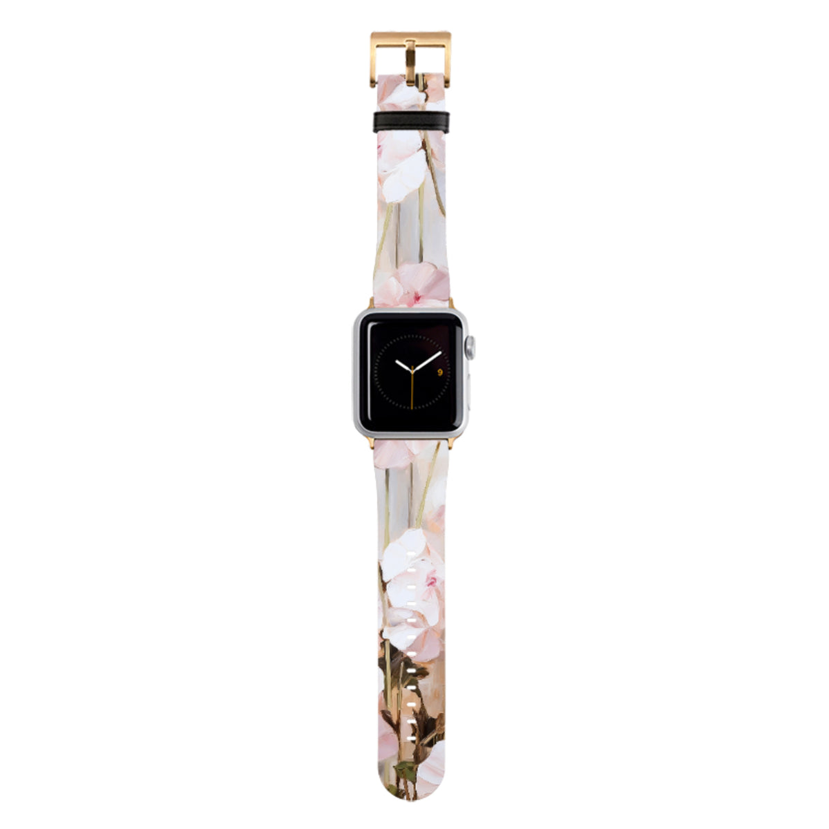 Pink Delight Floral Apple Watch Strap