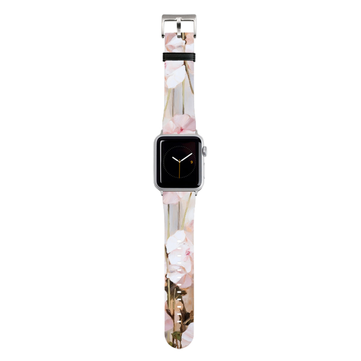 Pink Delight Floral Apple Watch Strap