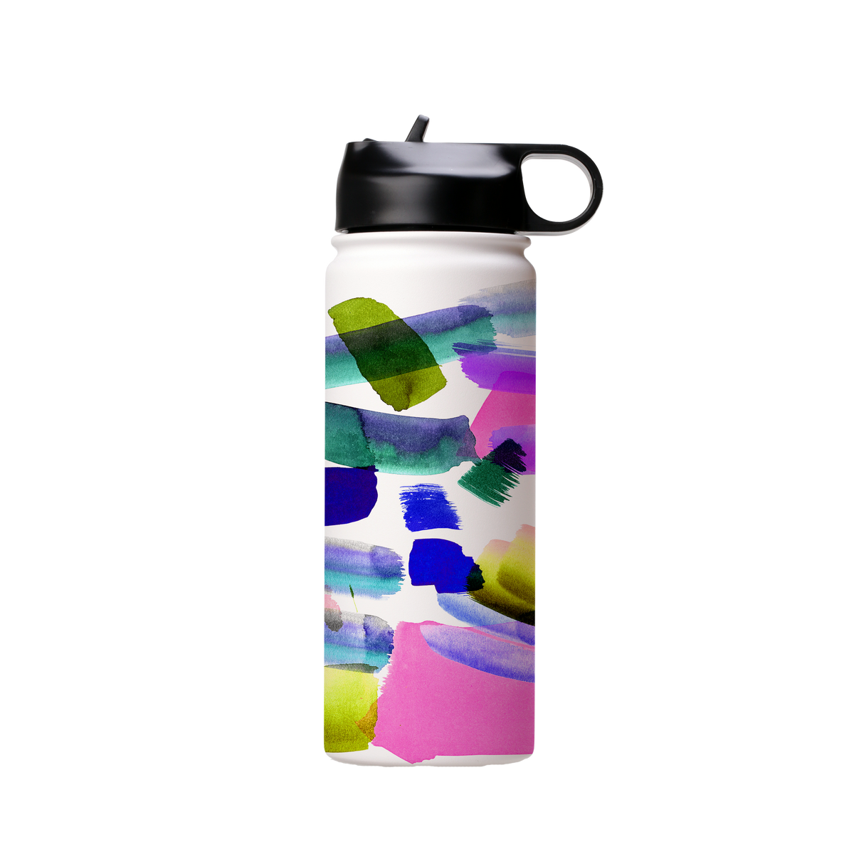 Pink Multi Brushes By Kitty Joseph Insulated Stainless Steel Water Bottle