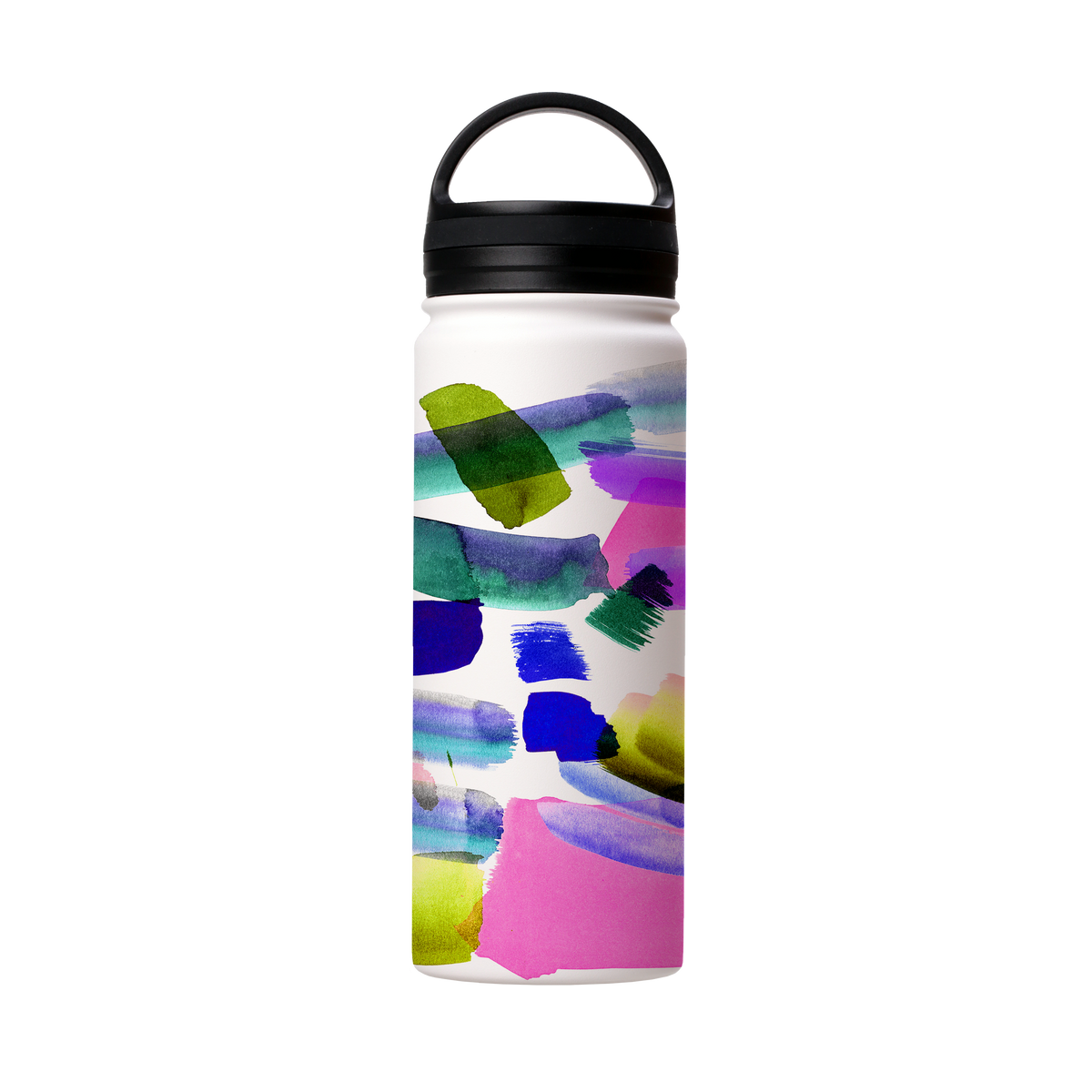 Pink Multi Brushes By Kitty Joseph Insulated Stainless Steel Water Bottle