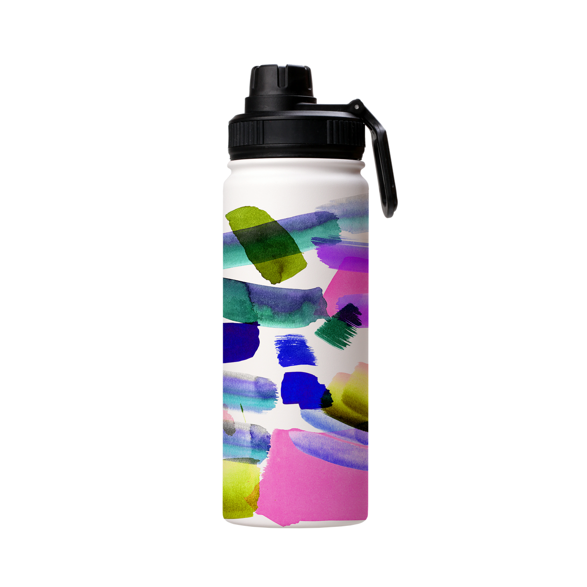 Pink Multi Brushes By Kitty Joseph Insulated Stainless Steel Water Bottle
