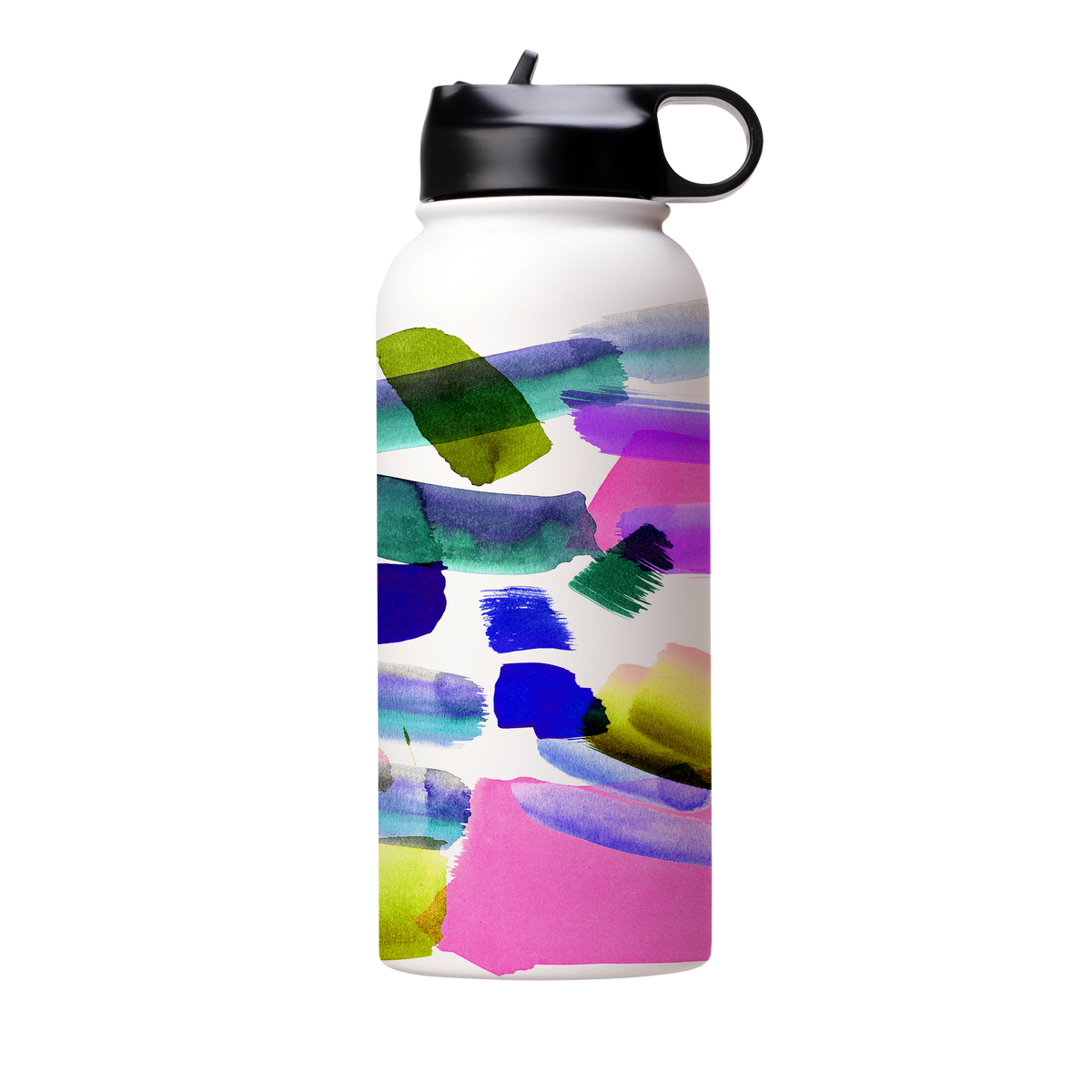 Pink Multi Brushes By Kitty Joseph Insulated Stainless Steel Water Bottle