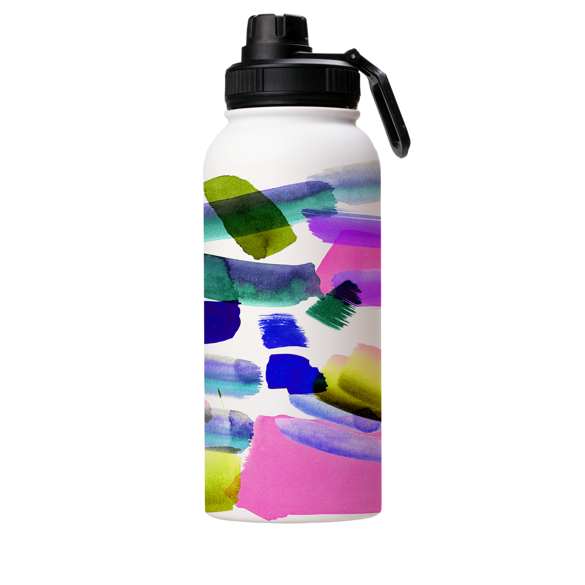 Pink Multi Brushes By Kitty Joseph Insulated Stainless Steel Water Bottle