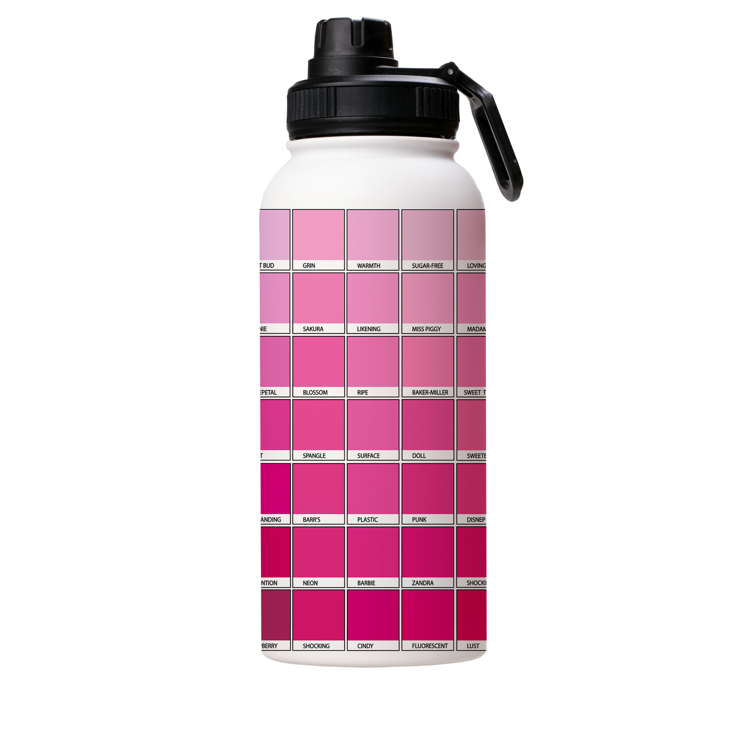 Pink Chromology By Kitty Joseph Insulated Stainless Steel Water Bottle