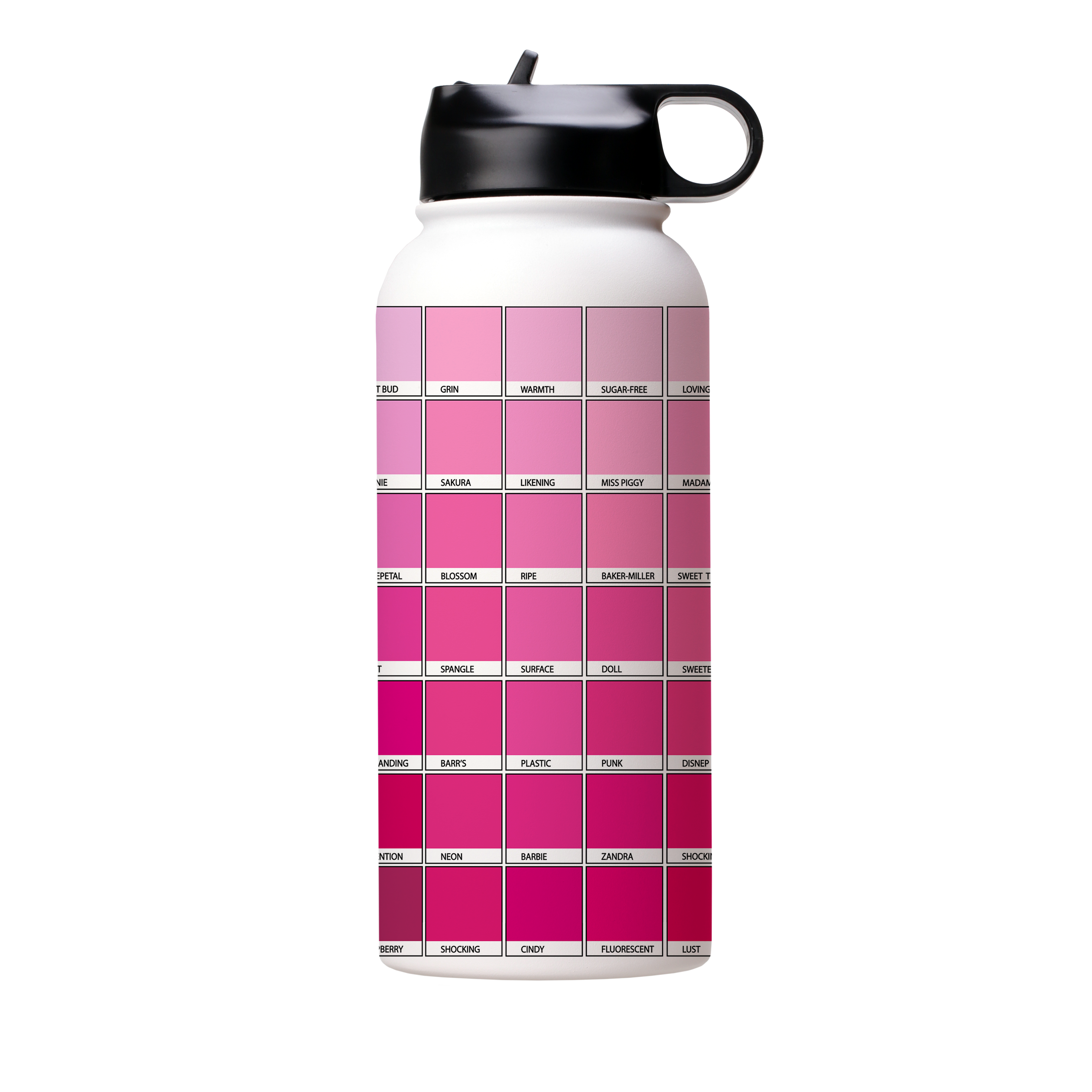 Pink Chromology By Kitty Joseph Insulated Stainless Steel Water Bottle