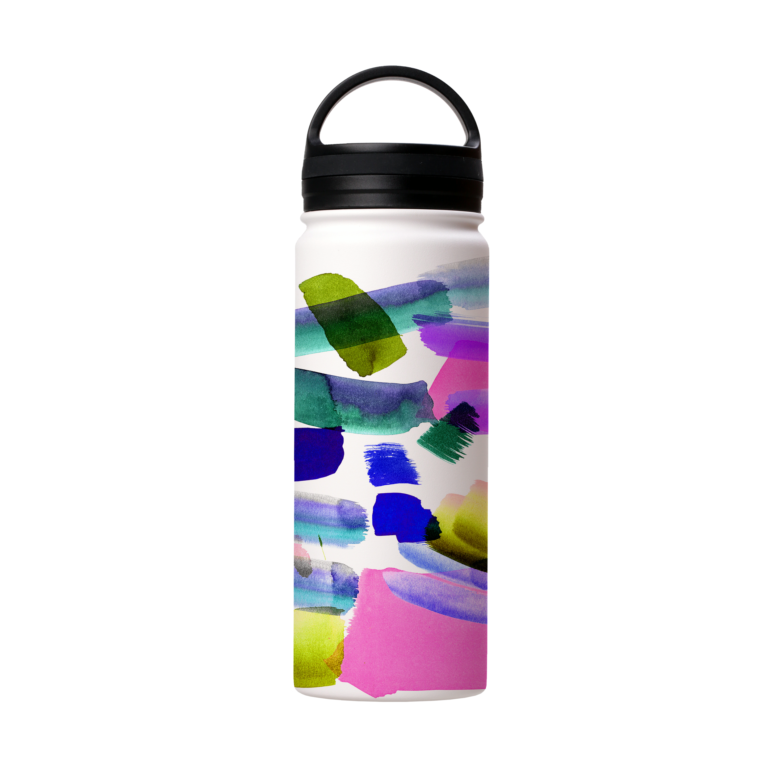 Pink Multi Brushes By Kitty Joseph Insulated Stainless Steel Water Bottle
