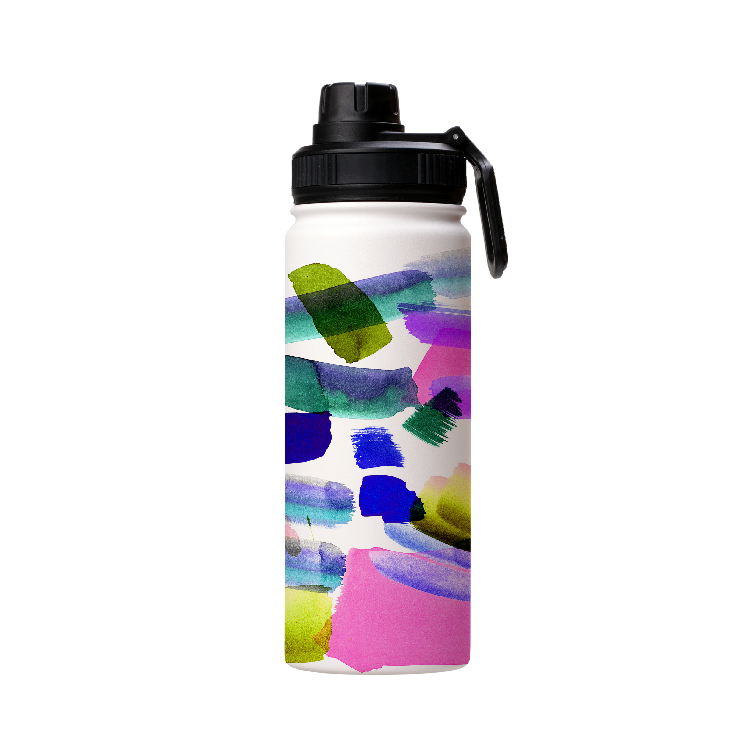 Pink Multi Brushes By Kitty Joseph Insulated Stainless Steel Water Bottle
