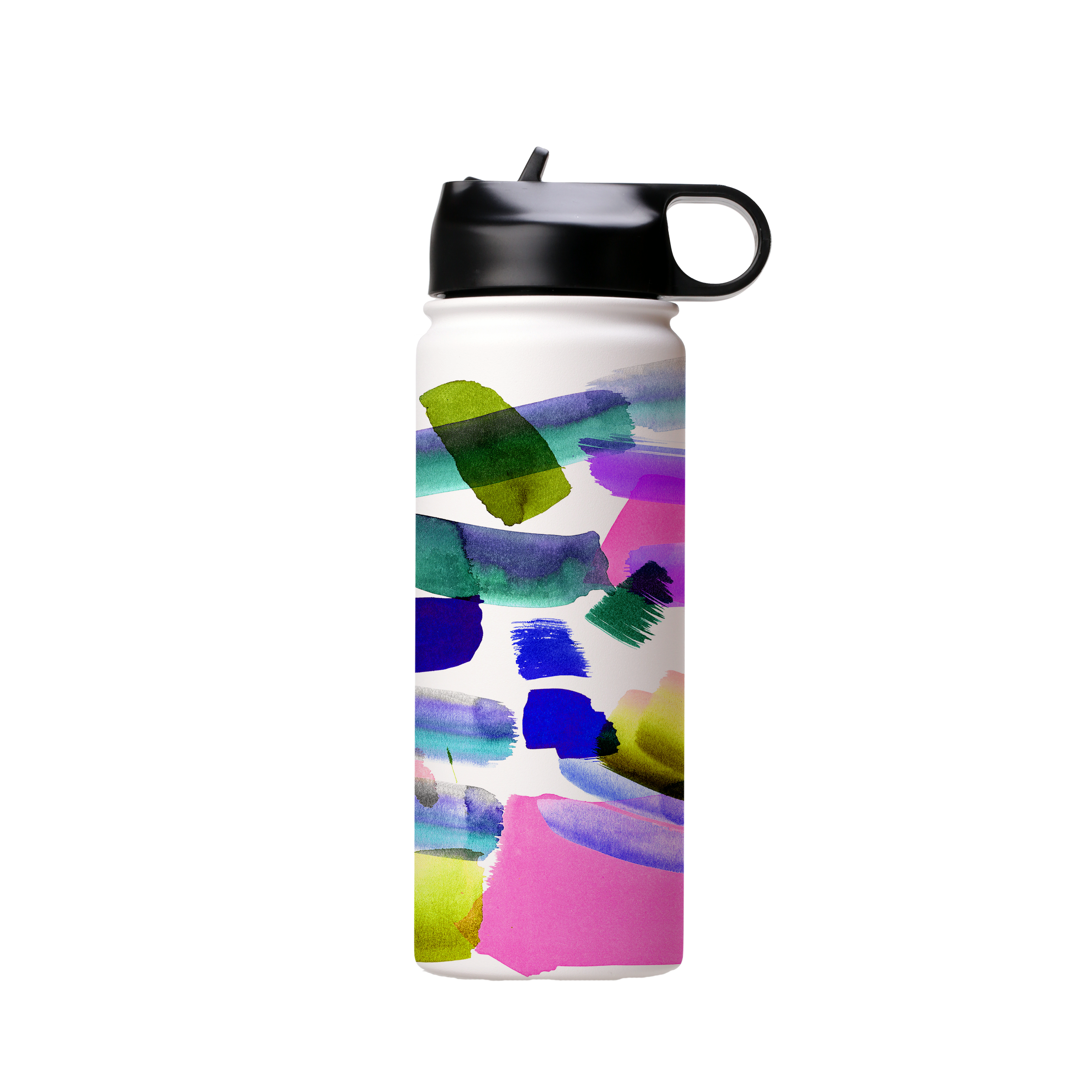 Pink Multi Brushes By Kitty Joseph Insulated Stainless Steel Water Bottle