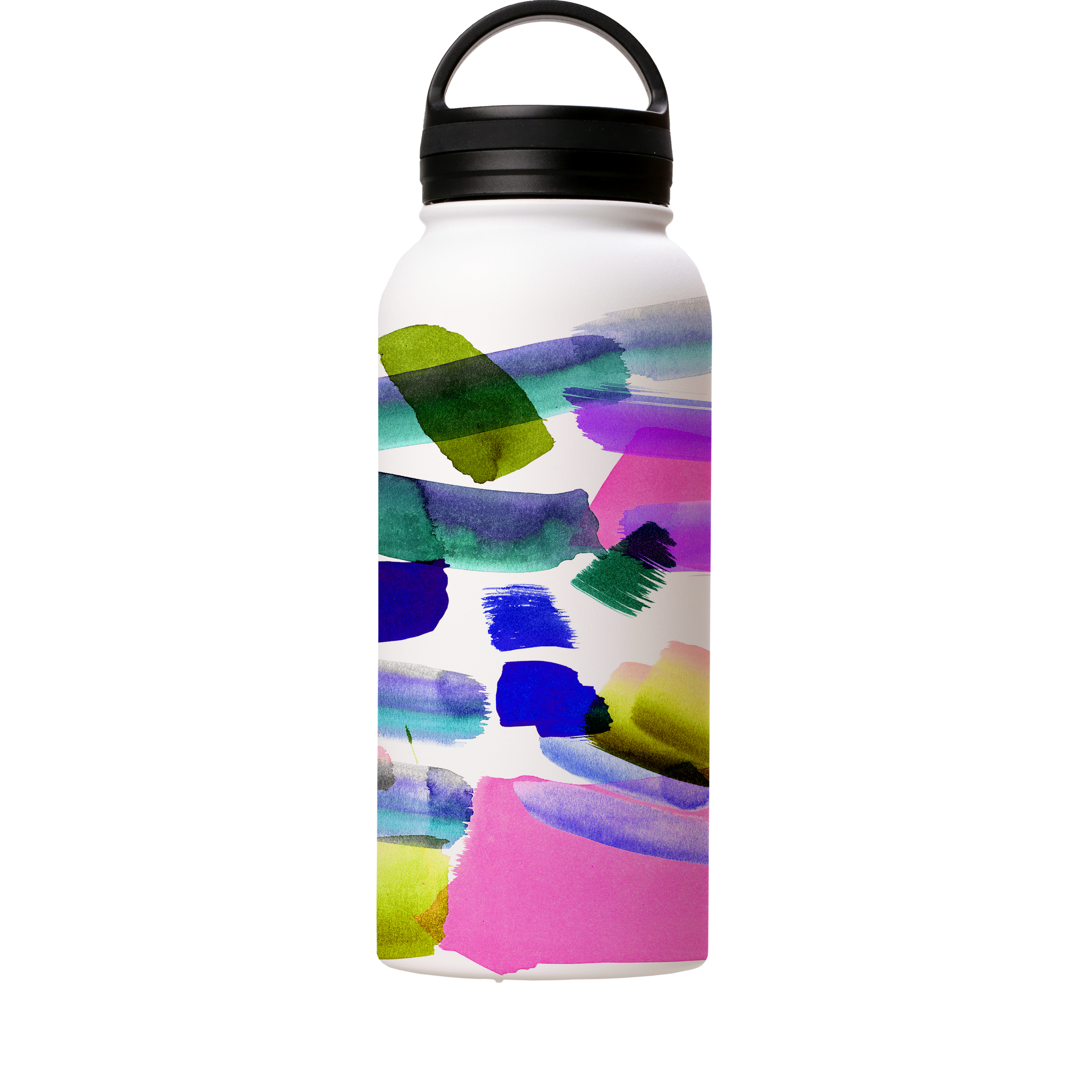 Pink Multi Brushes By Kitty Joseph Insulated Stainless Steel Water Bottle