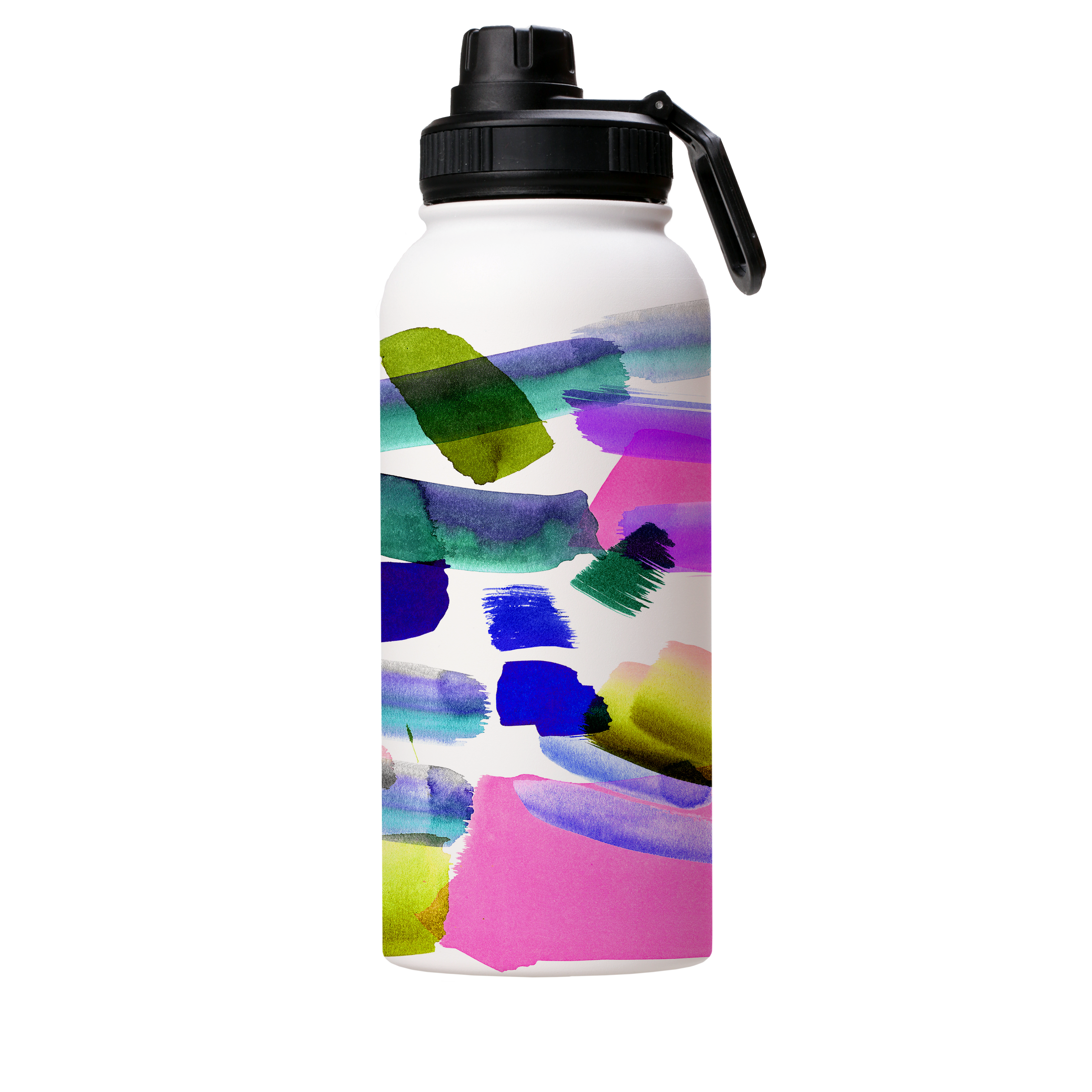 Pink Multi Brushes By Kitty Joseph Insulated Stainless Steel Water Bottle