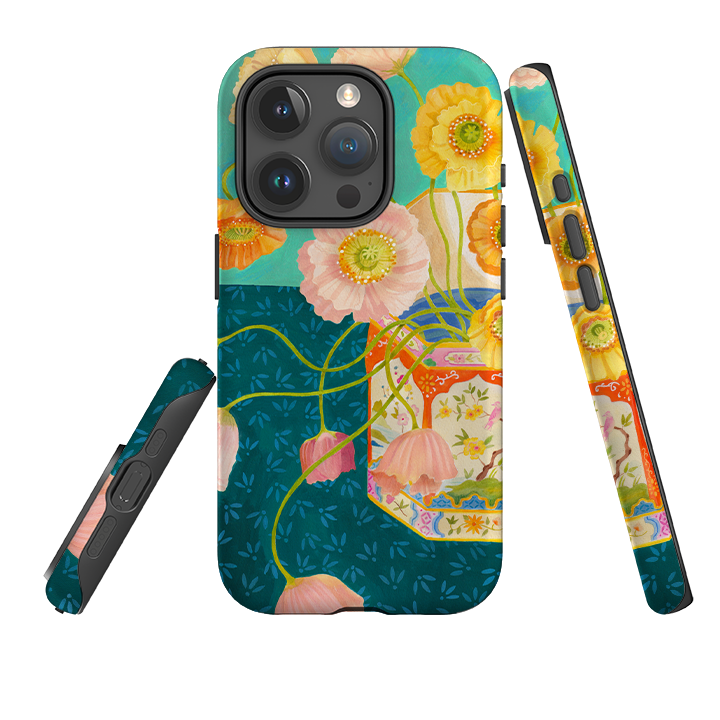 iPhone Tough Case - Poppies By Bex Parkin