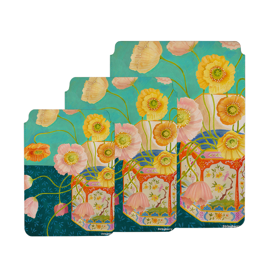 Poppies By Bex Parkin Laptop, Kindle & iPad Sleeve