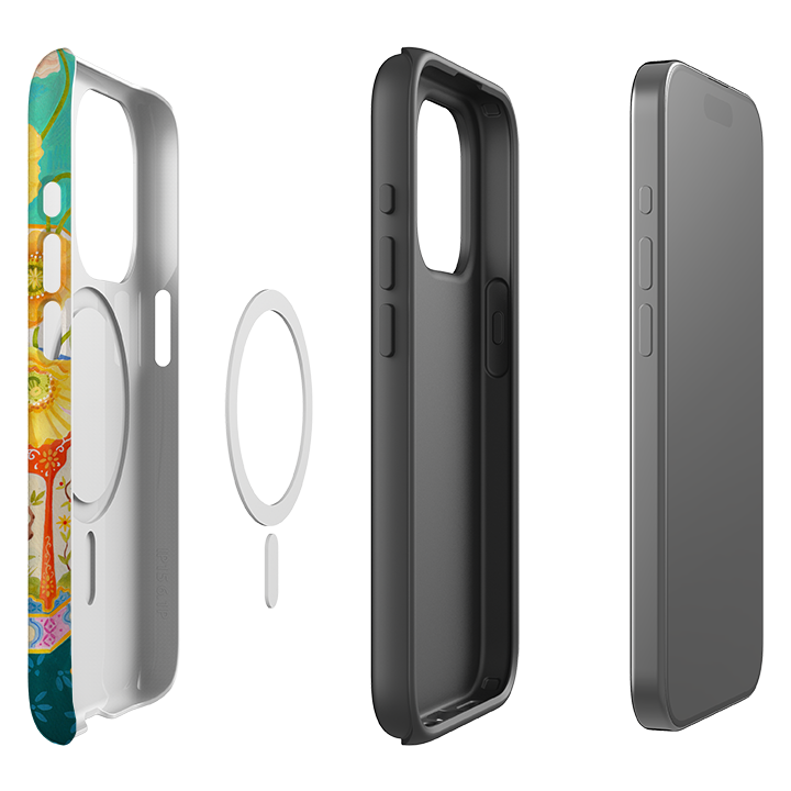 iPhone MagSafe Tough Case - Poppies By Bex Parkin