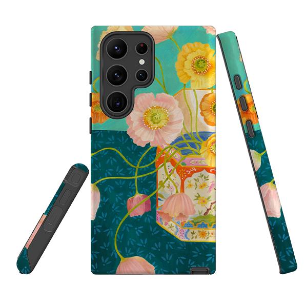 Samsung Tough Case - Poppies By Bex Parkin