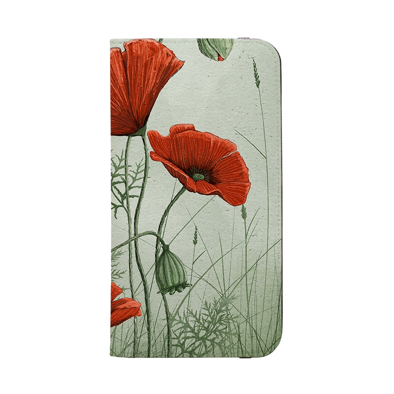 Poppies Wallet Case By Maja Lindberg