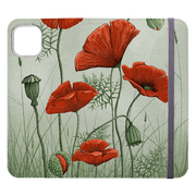 Poppies Wallet Case By Maja Lindberg