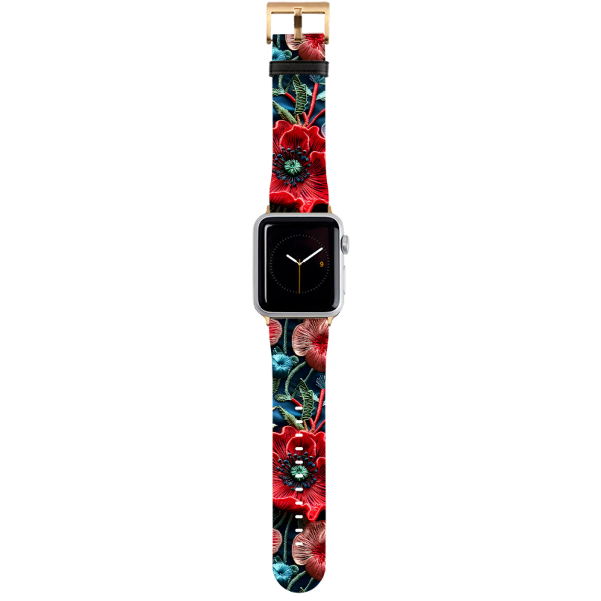 Poppy Love II Apple Watch-Armband
