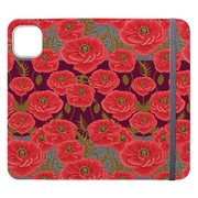 Poppy Red Wallet Case By Kate Heiss