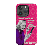 iPhone Tough Case - Psychopath By Clare Jordan
