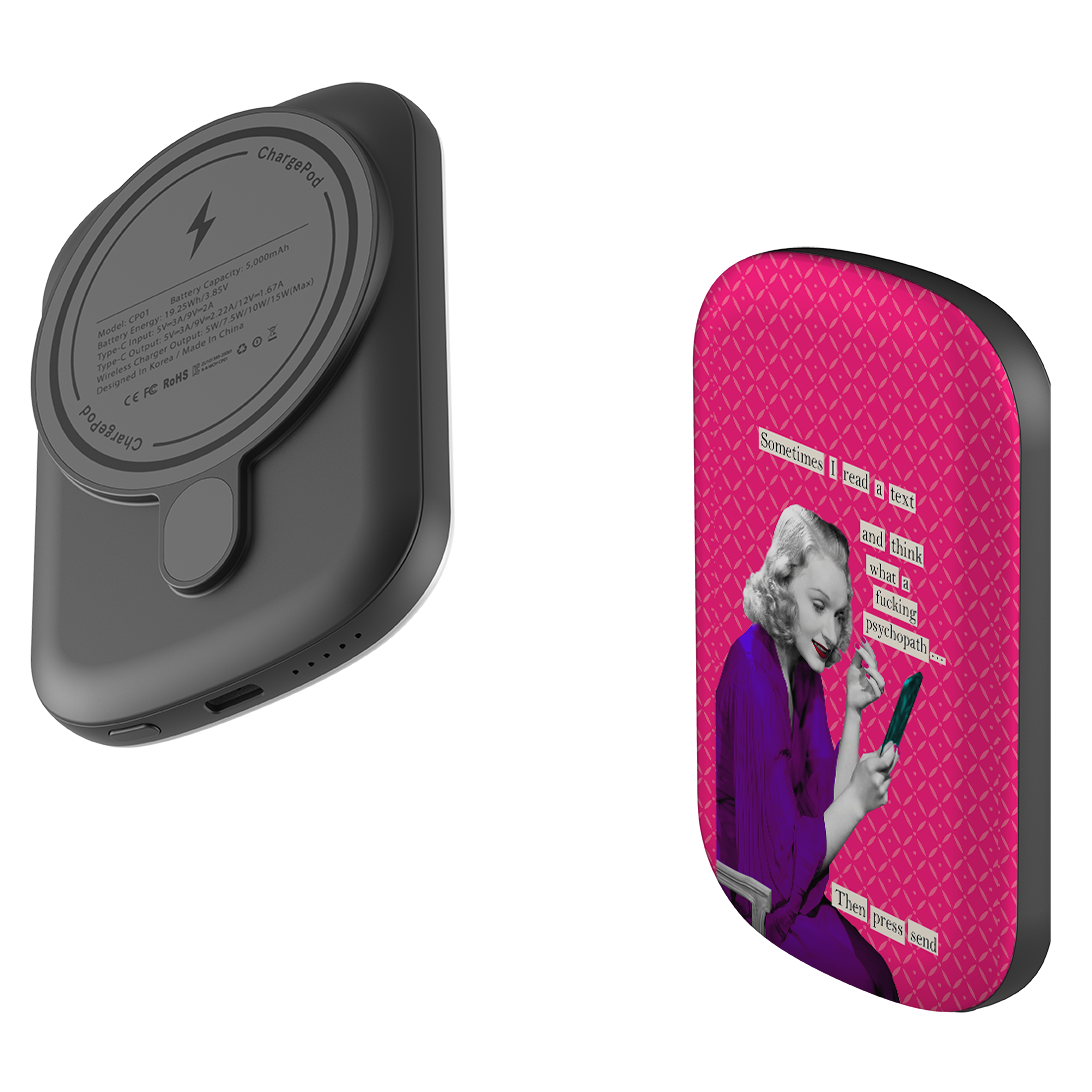 MagSafe Power Bank - Psychopath By Clare Jordan