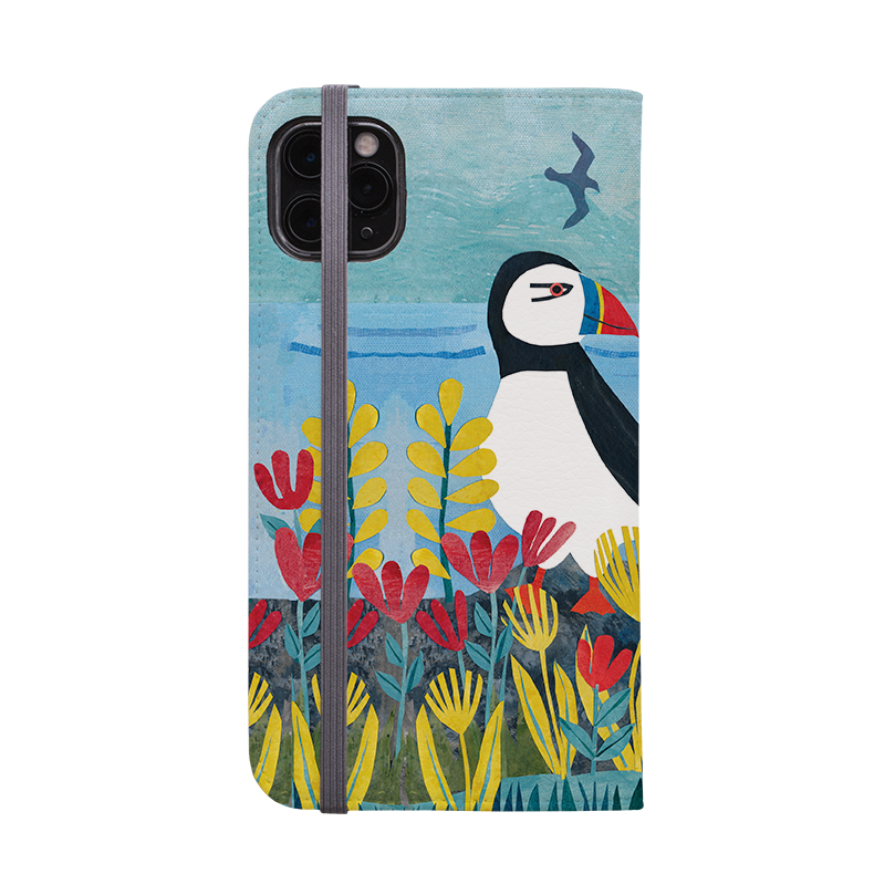 Puffins Wallet Case By Tracey English