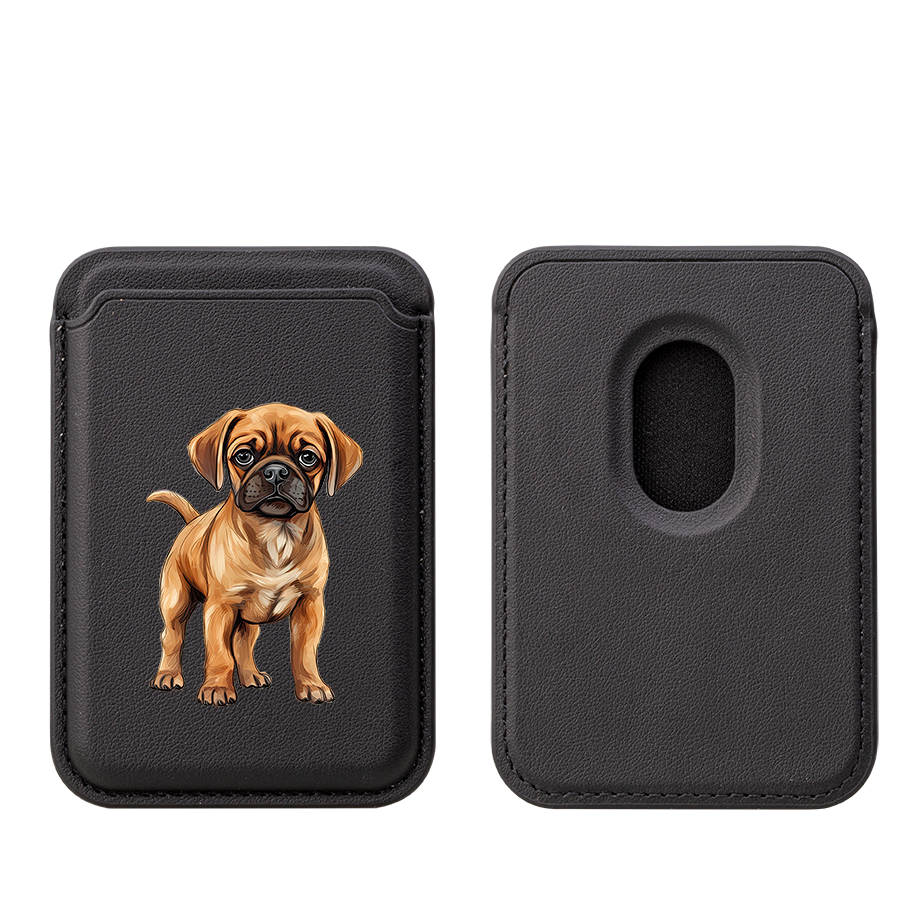 Puggle MagSafe Wallet – Schwarz