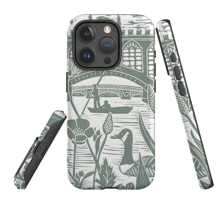 iPhone Tough Case - Punting At Cambridge By Kate Heiss