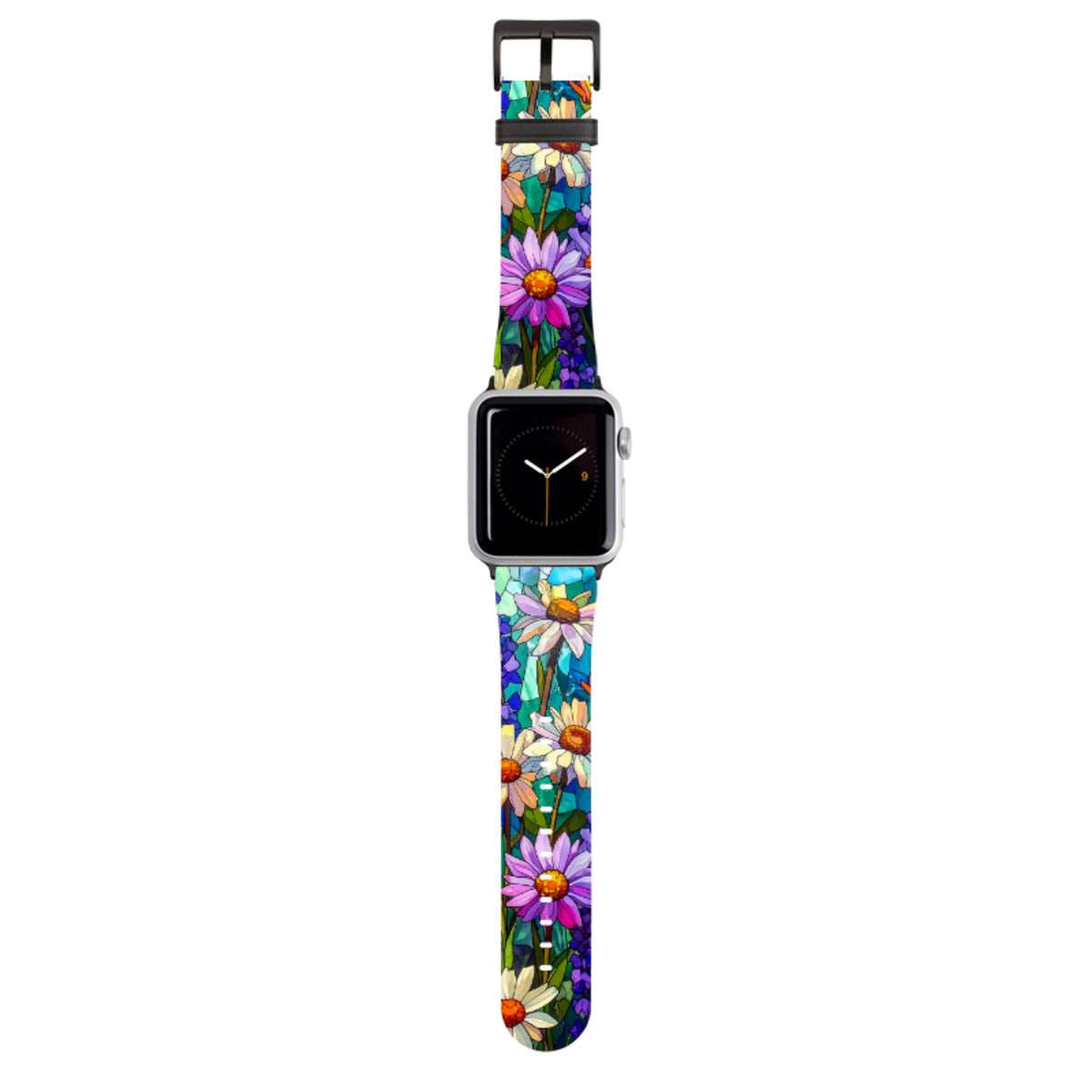 Purple Daisies Apple Watch Strap