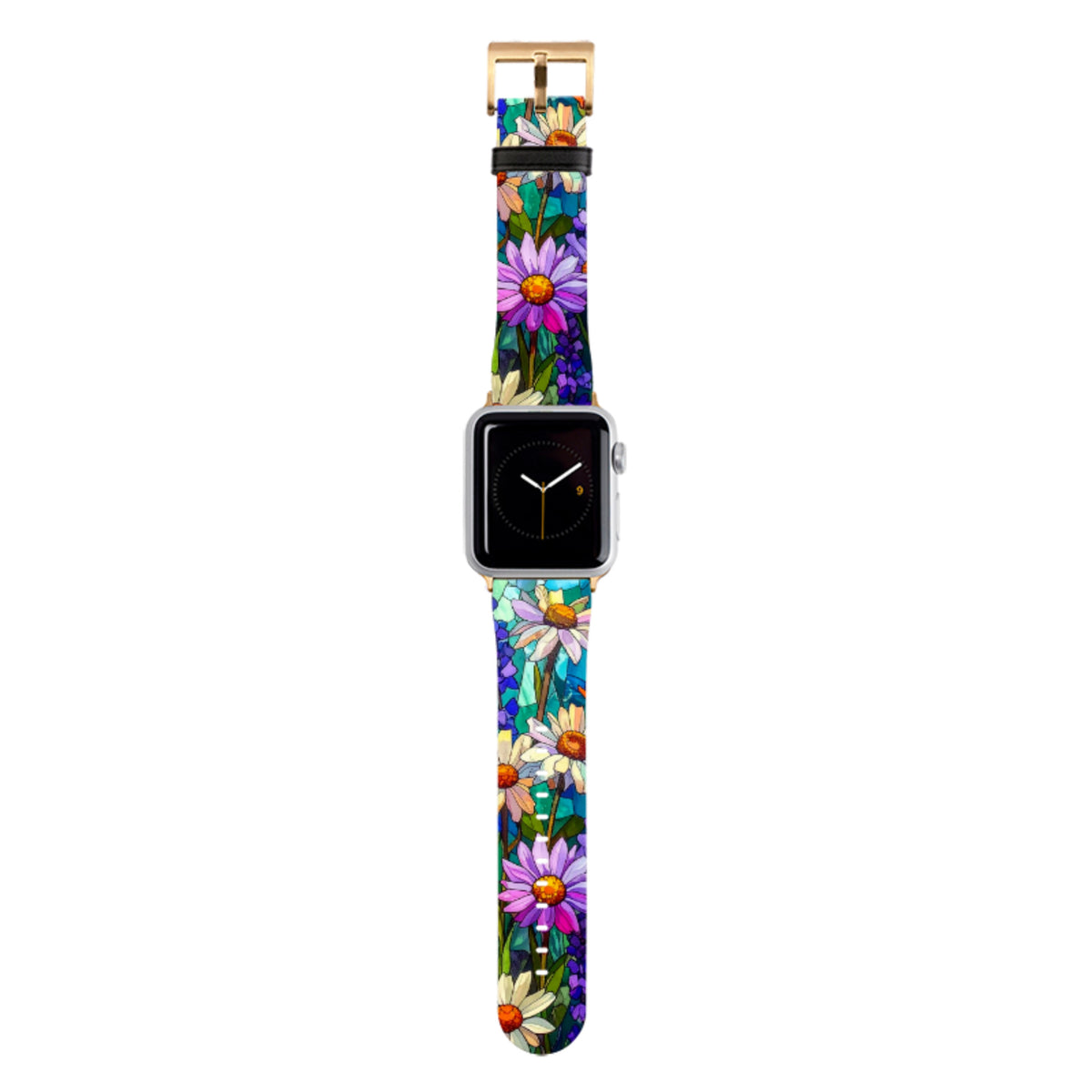 Purple Daisies Apple Watch Strap