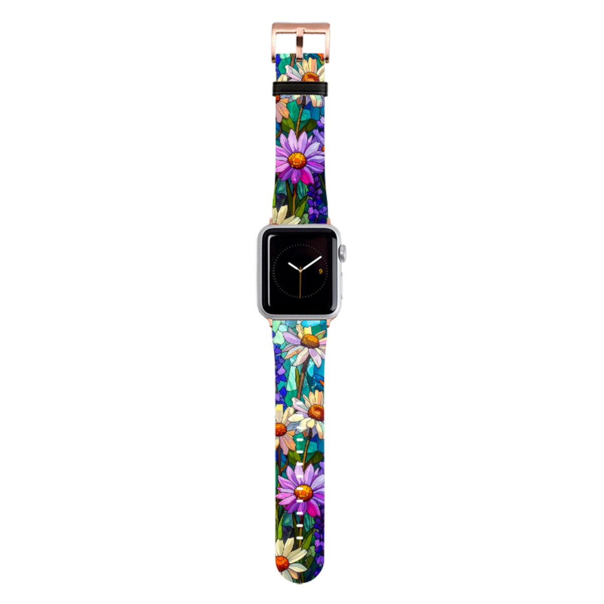 Purple Daisies Apple Watch Strap